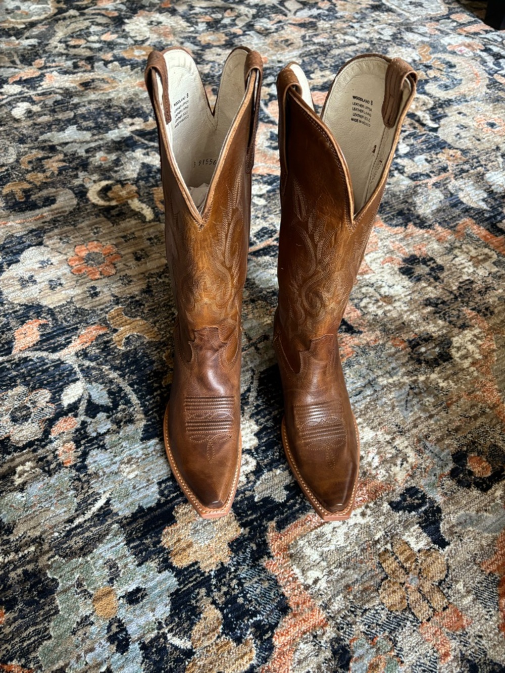 freebird tan embroidered leather Western boot - Picture 4 of 8